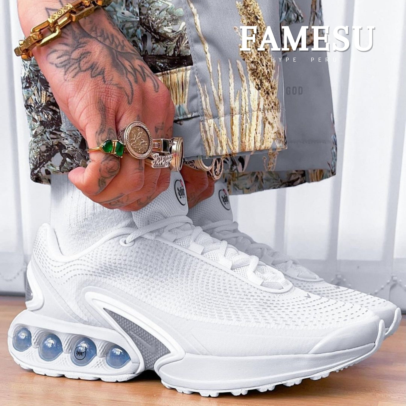 NIKE AIR MAX DN "TRIPLE WHITE"