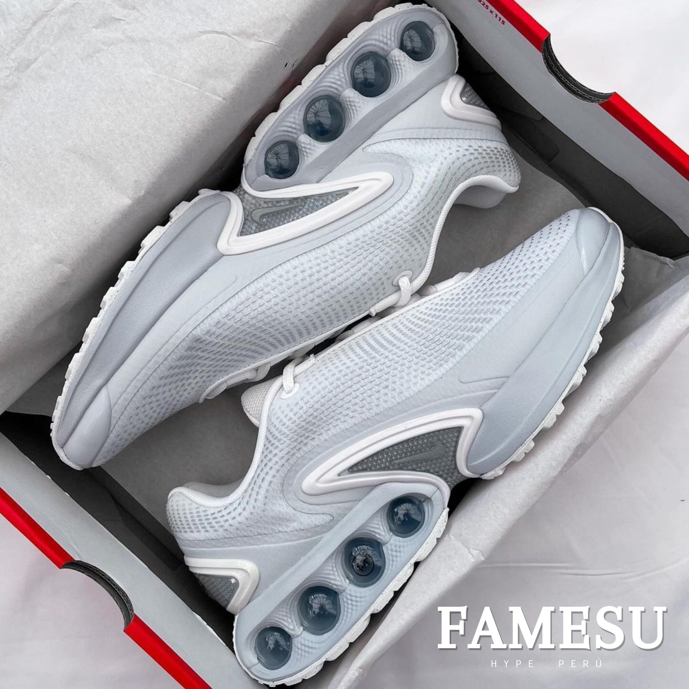 NIKE AIR MAX DN "TRIPLE WHITE"
