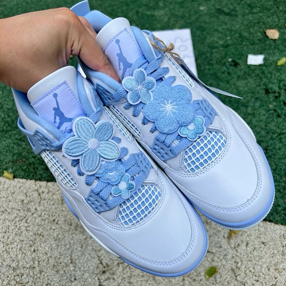 AIR JORDAN 4 FORGET ME NOT SKY BLUE PK