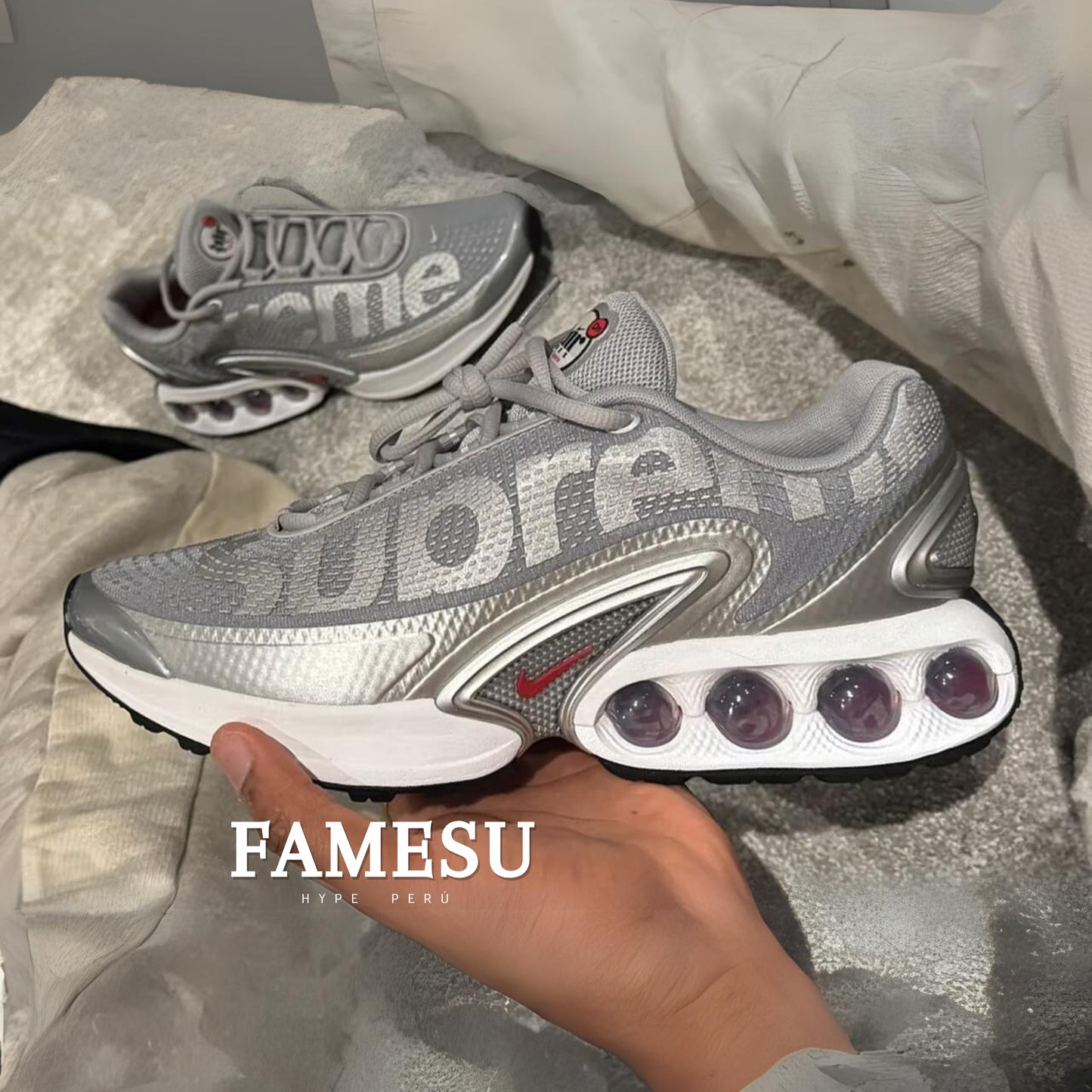 NIKE AIR MAX DN "SUPREME GRIS"