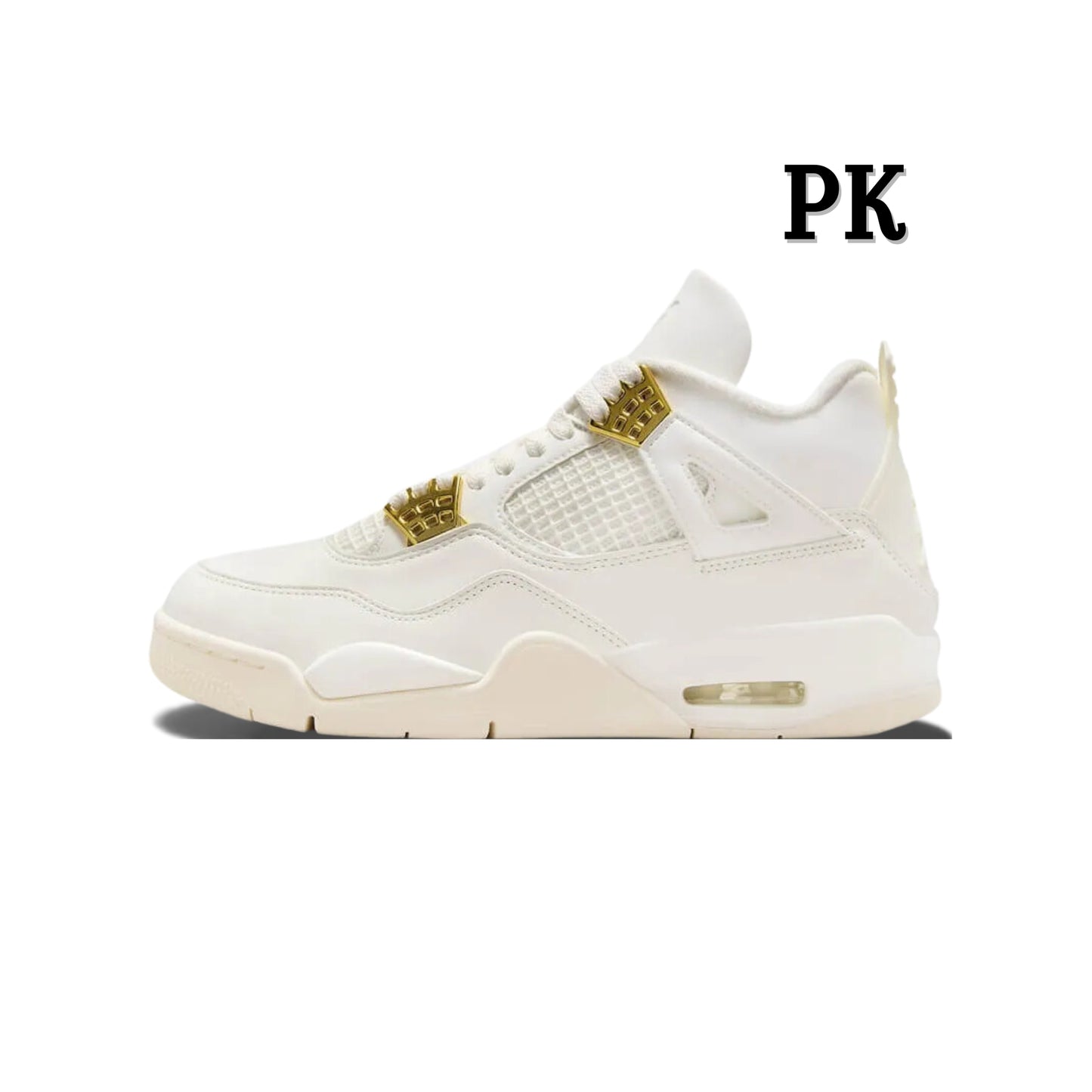 JORDAN 4 RETRO "METALLIC GOLDEN" PK