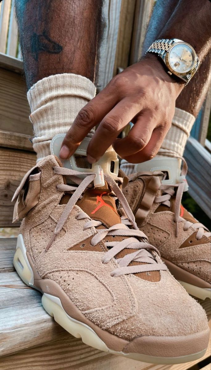 AIR JORDAN 6 RETRO TRAVIS SCOTT BRITIS KHAKI "PK"