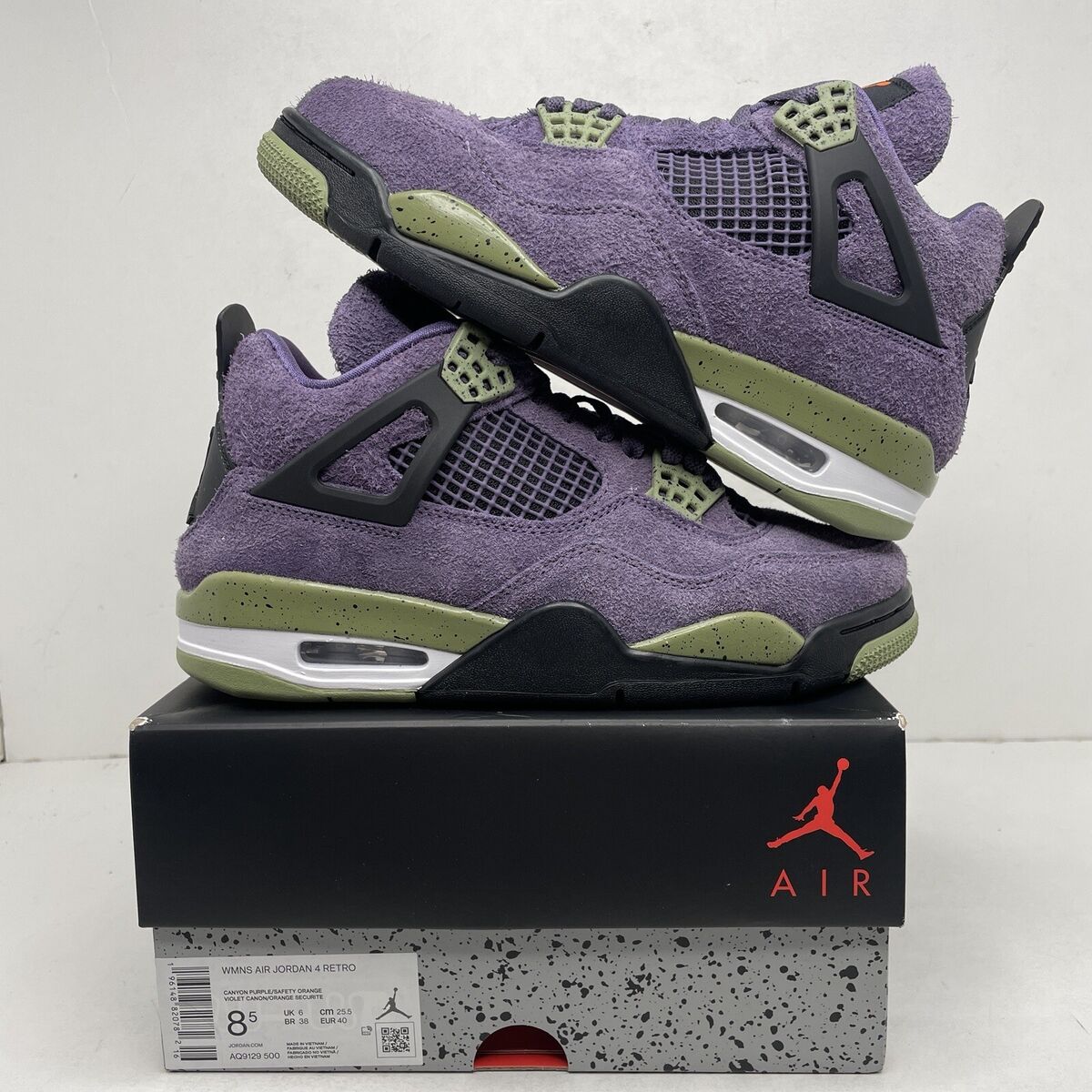 JORDAN 4 RETRO " CANYON PURPPLE" PK