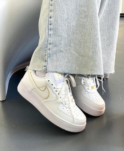 NIKE AIR FORCE 1 "WHITE GOLD"