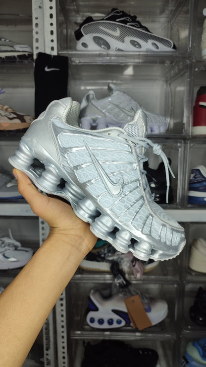 NIKE SHOX TL "SILVER METALLIC"
