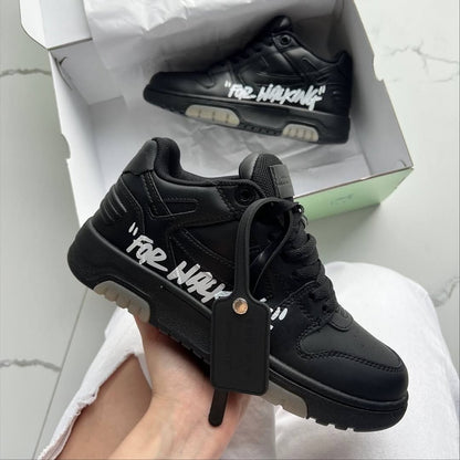 OFF WHITE "FOR WALKING" BLACK