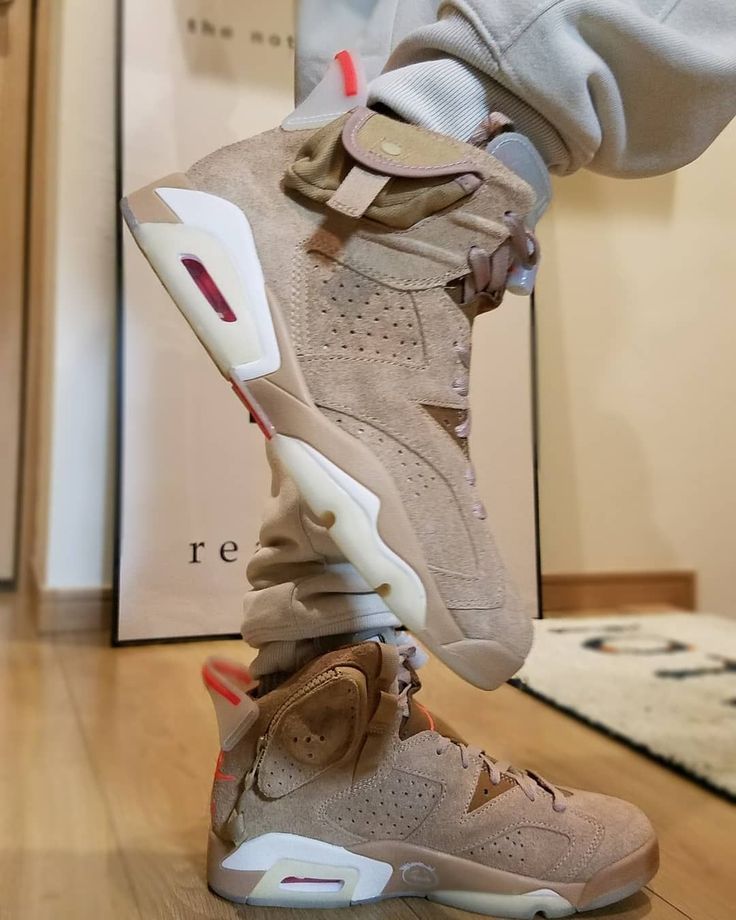 AIR JORDAN 6 RETRO TRAVIS SCOTT BRITIS KHAKI "PK"